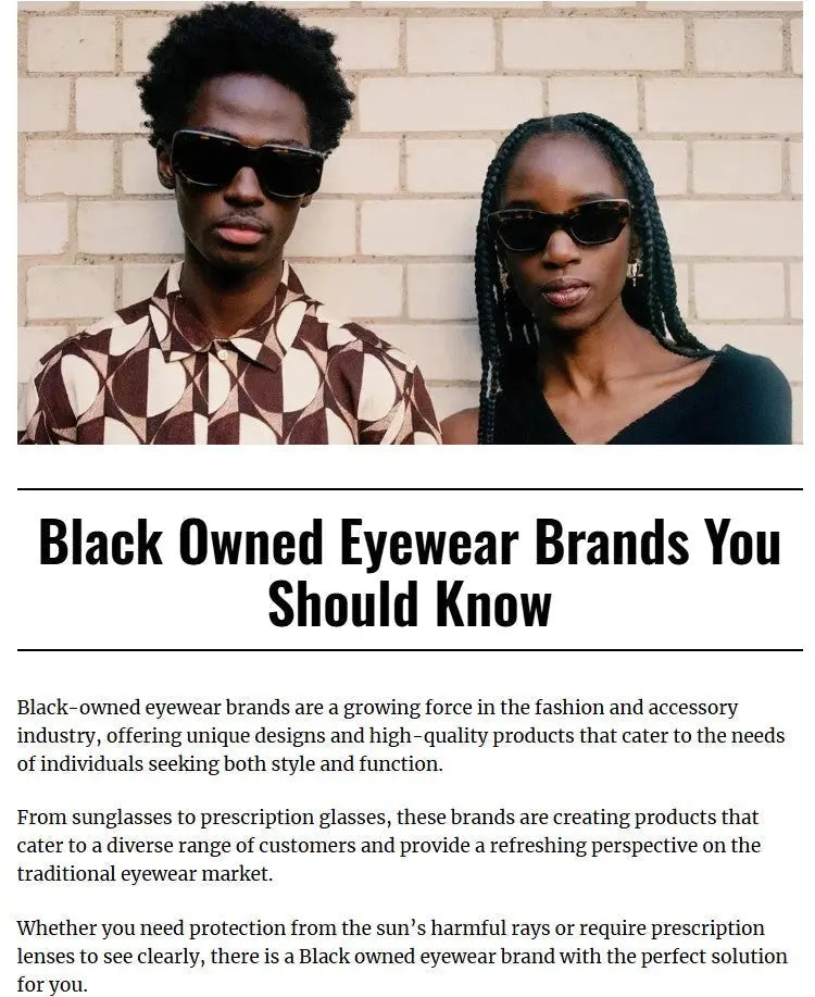 Liberated-Eyewear-named-a-Black-Owned-Eyewear-Brand-You-Should-Know-As-Seen-In-Shoppe-Black Liberated Eyewear, Inc.
