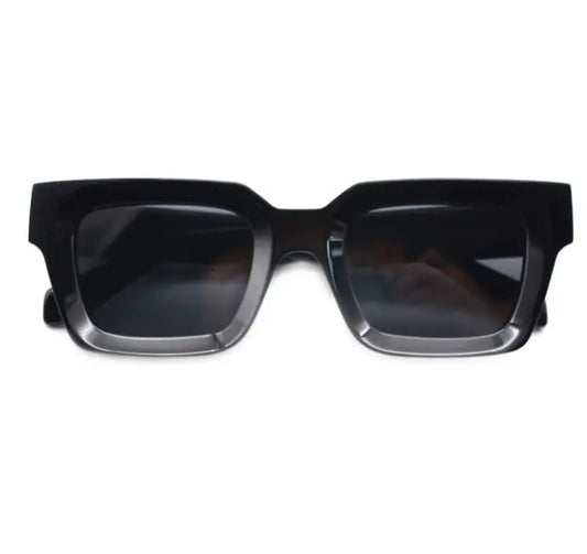 Vanguard - Liberated Eyewear, Inc. designer thick square retro sunglasses in black
