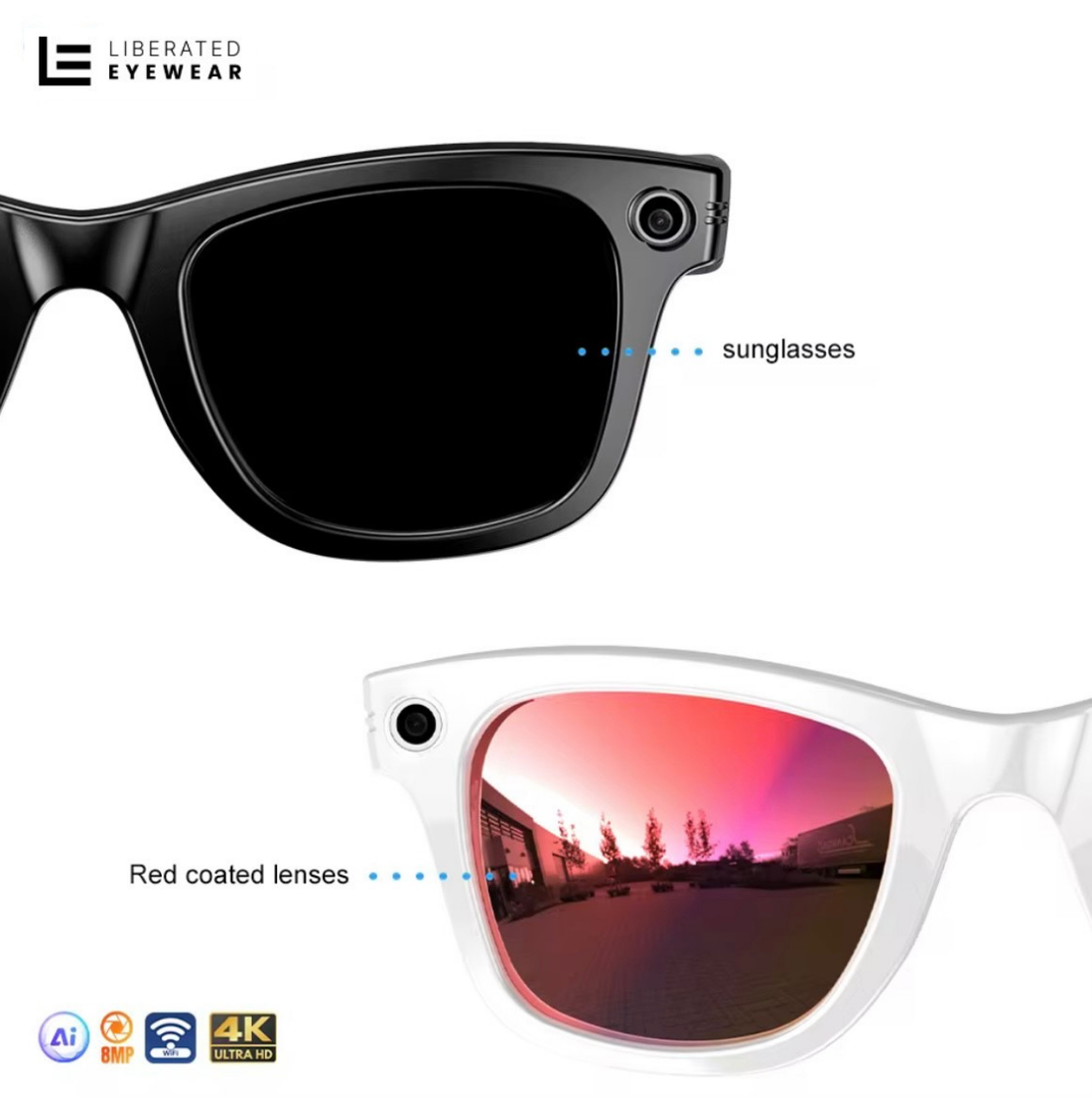 The Cyan AI Smart Glasses Liberated Eyewear, Inc.