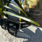Thick bold polycarbonate sunglasses retro unisex style 