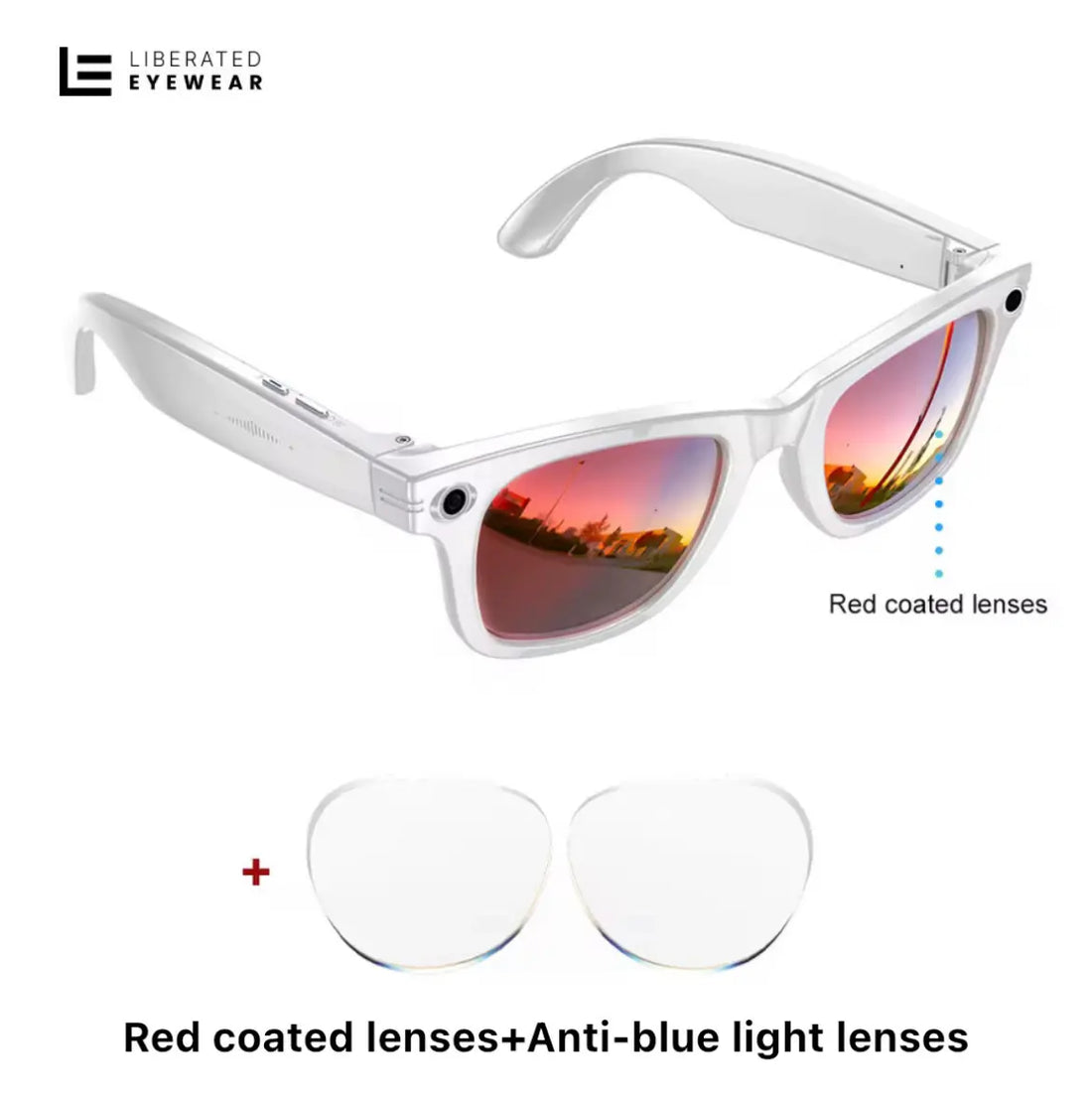 Cyan Smart Glasses GS Model  -Limited Edition Liberated Eyewear, Inc.