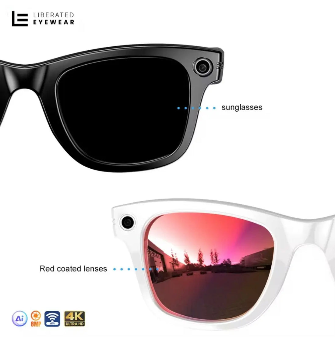 Cyan Smart Glasses GS Model  -Limited Edition Liberated Eyewear, Inc.