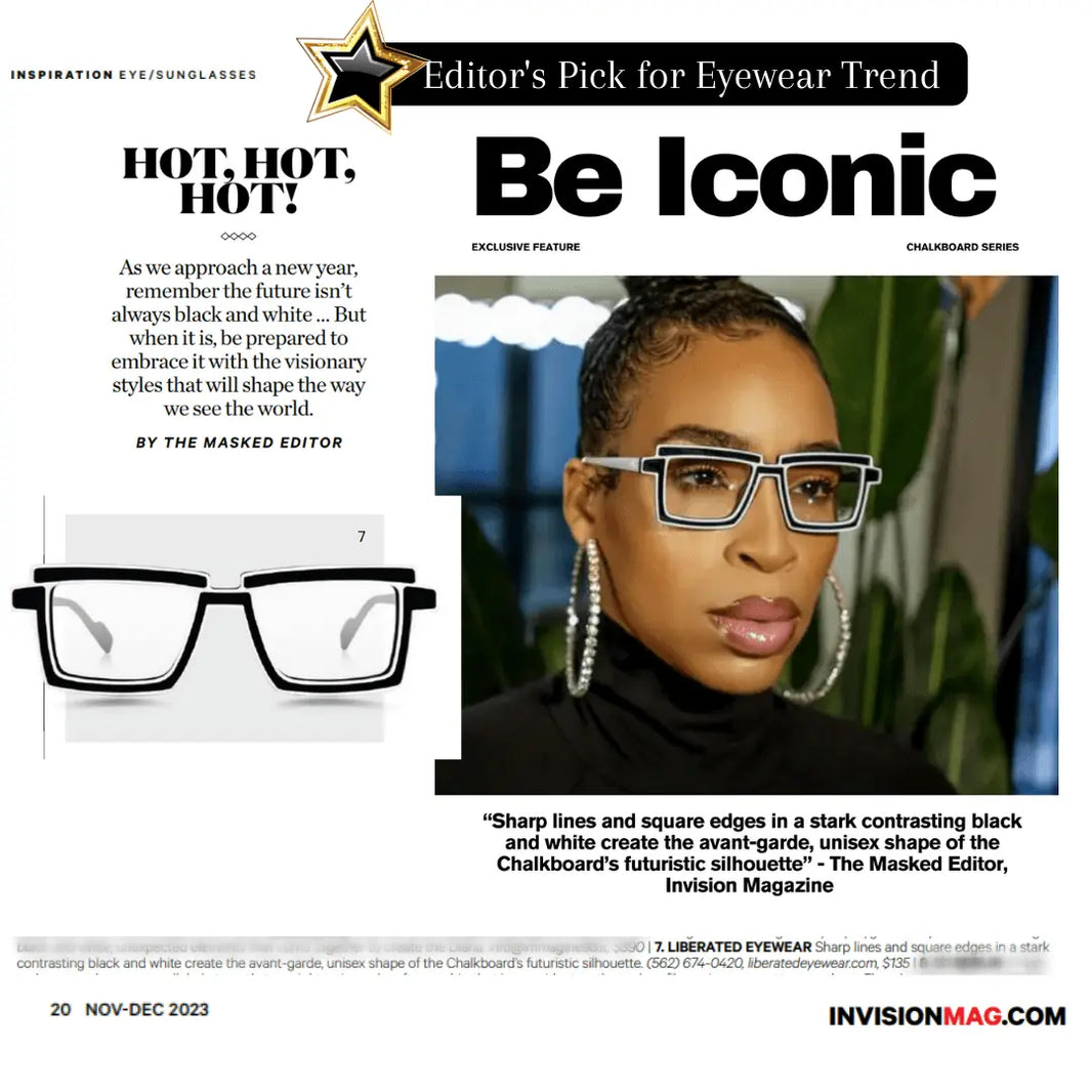 1 brand of unique designer eyewear. Liberated Eyewear, Inc.