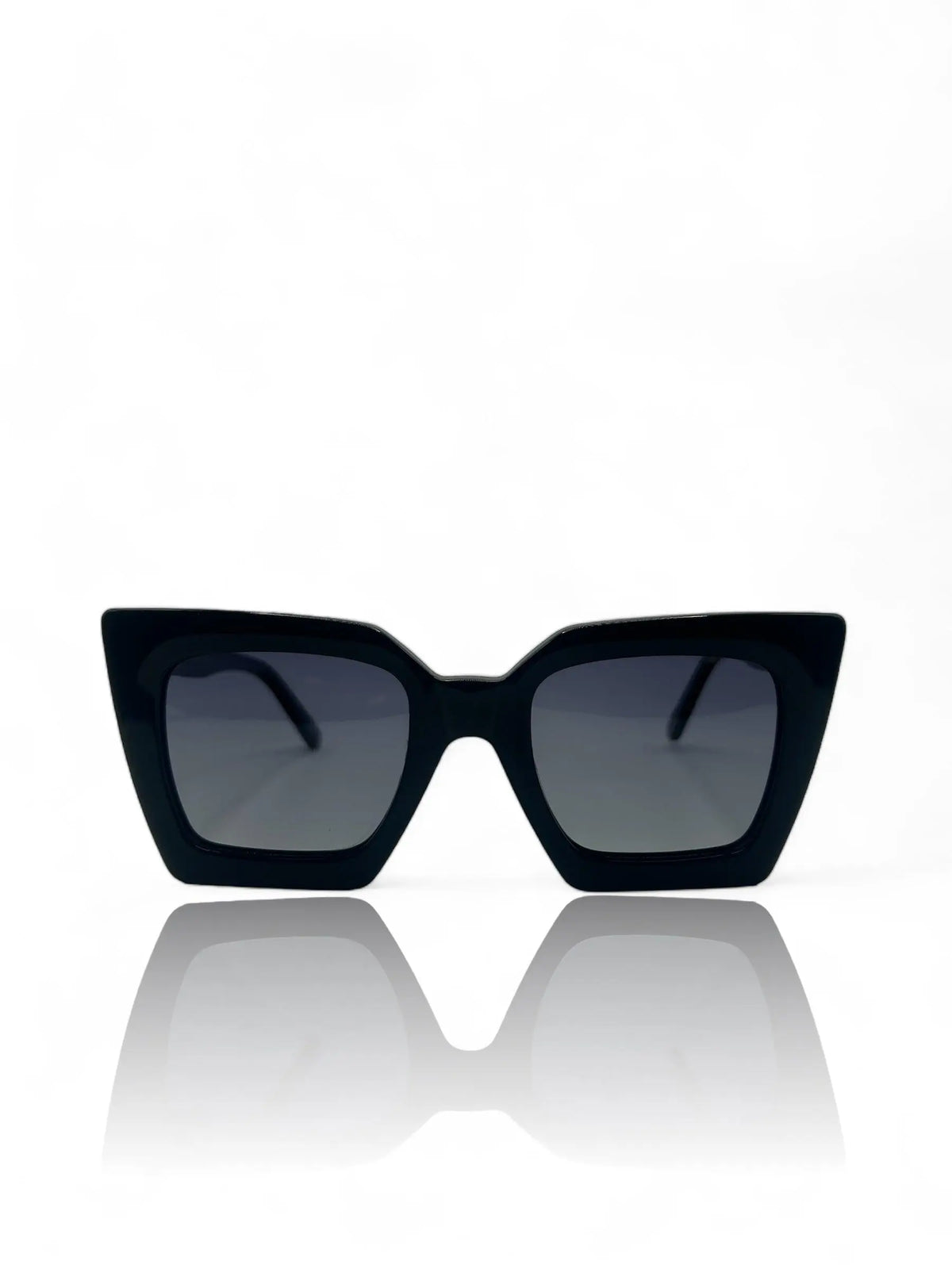 oversized polarized sunglasses cat eye acetate sunglasses with white background