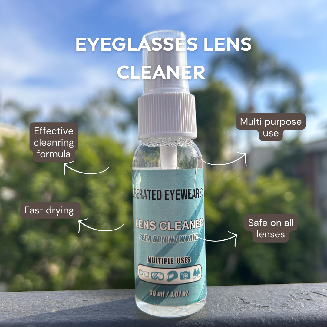 Liberated Lens Cleaner - Liberated Eyewear, Inc. effective eyeglasse lens cleaner safe on all lenses