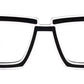 Chalkboard- Liberated Eyewear, Inc. Avante Garde futuristic Chalkboard eyeglasses for men and women. Acetate eyeglasses
