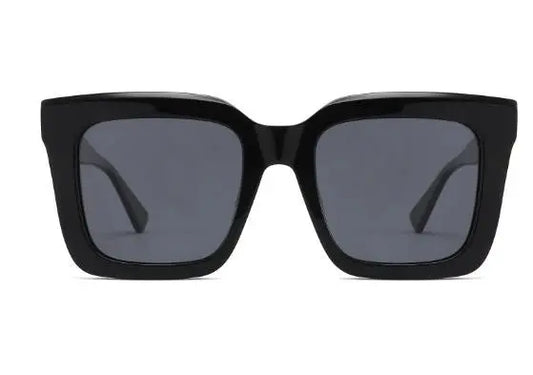 Kim - Liberated Eyewear, Inc. women's designer oversized black sunglasses