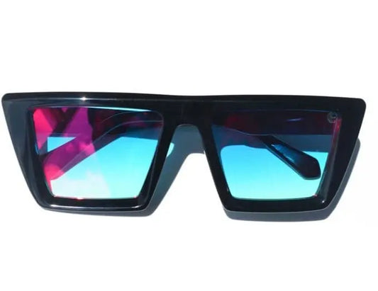 UFO - Liberated Eyewear, Inc designer . Mazzucchelli Acetate flat top sunglasses 