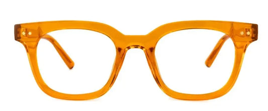 Underline - Liberated Eyewear, Inc. designer orange eyeglasses. The best acetate eyeglasses for women 